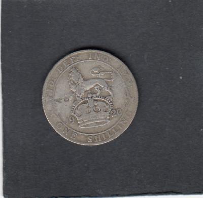 Beschrijving: 1 Shilling  GEORGIUS V 